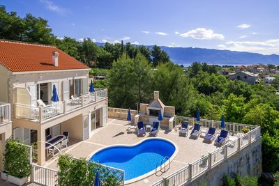 Magnificent Sea View Villa with Pool in Island Brac
