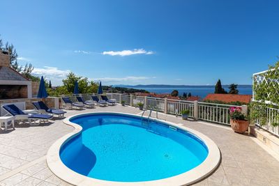 Magnificent Sea View Villa with Pool in Island Brac