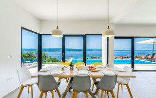 Superb Sea View Villa with Pool in Crikvenica