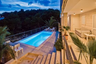 Exclusive Luxury Villa with Private Beach near Town Hvar 