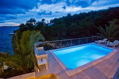 Exclusive Luxury Villa with Private Beach near Town Hvar 
