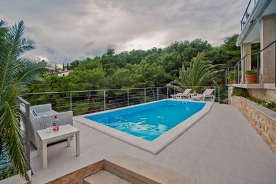 Exclusive Luxury Villa with Private Beach near Town Hvar 