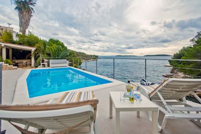 Exclusive Luxury Villa with Private Beach near Town Hvar 