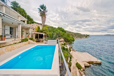 Exclusive Luxury Villa with Private Beach near Town Hvar 
