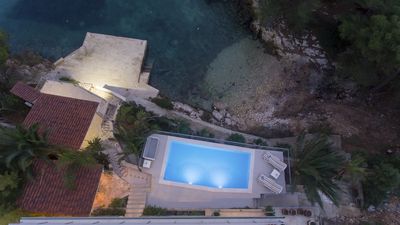 Exclusive Luxury Villa with Private Beach near Town Hvar 