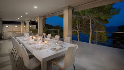 Exclusive Luxury Villa with Private Beach near Town Hvar 
