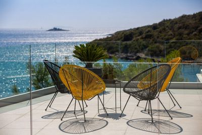 Luxury Villa with Pool in front of the Beach near Vinisce