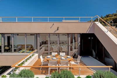 Sea View Luxury Villa with Rooftop Heated Pool, Hot tub and Sauna