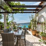 Sea Front House with Private Beach in Kanica; Rogoznica Riviera