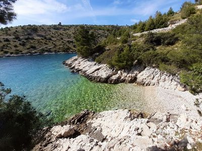 Beachfront Stone House with New Swimming Pool island Brac