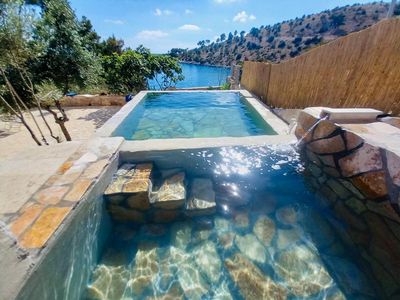 Beachfront Stone House with New Swimming Pool island Brac