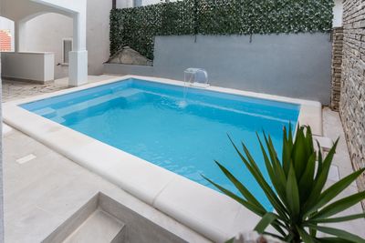 Charming Seafront House with Pool in Rogoznica