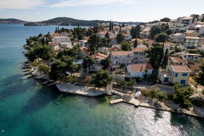 Charming Seafront House with Pool in Rogoznica