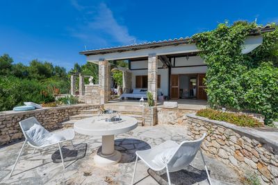 Superb  Seafront Villa with Swimming Pool and Private Boat Mooring