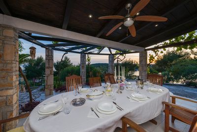 Superb  Seafront Villa with Swimming Pool and Private Boat Mooring