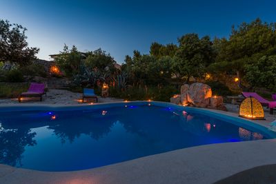 Superb  Seafront Villa with Swimming Pool and Private Boat Mooring