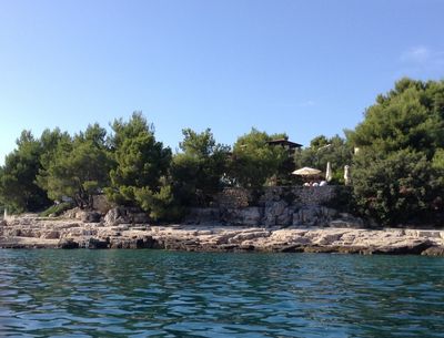 Superb  Seafront Villa with Swimming Pool and Private Boat Mooring