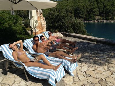 Superb  Seafront Villa with Swimming Pool and Private Boat Mooring