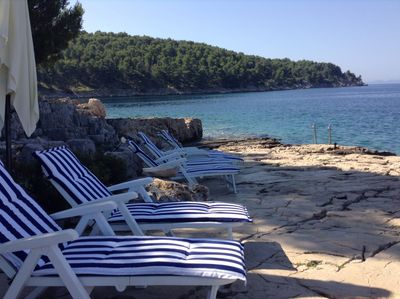 Superb  Seafront Villa with Swimming Pool and Private Boat Mooring