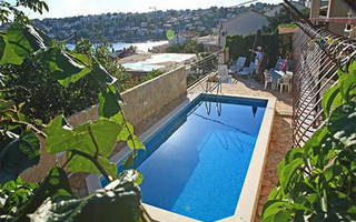 Croatian Villa  with Pool  And Private Boat Mooring  in Mavarstica, Near Trogir