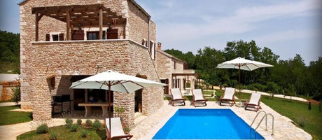 Istria countryside villa with pool