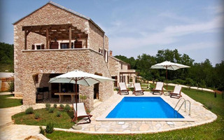 Istria countryside villa with pool
