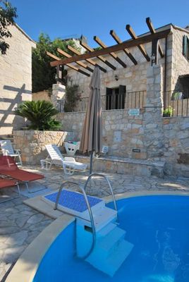 Stone villa with pool in Klek, Dalmatia region