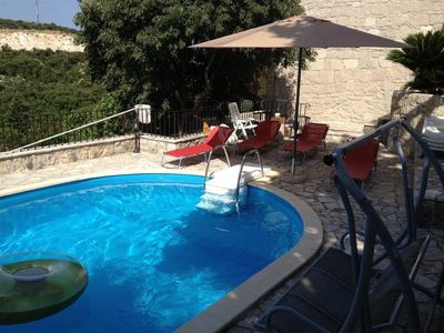 Stone villa with pool in Klek, Dalmatia region