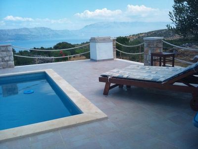Authentic Stone House with Pool in Postira; Island Brac
