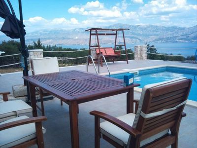 Authentic Stone House with Pool in Postira; Island Brac