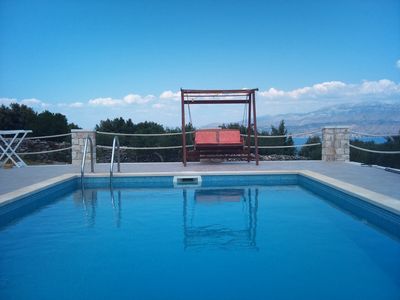 Authentic Stone House with Pool in Postira; Island Brac