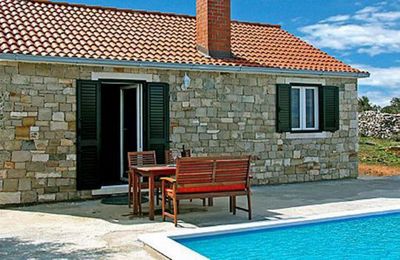 Authentic Stone House with Pool in Postira; Island Brac