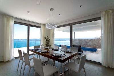 Modern Villa with Heated Infinity Pool and Impressive Panoramic Sea View