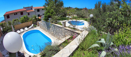 Modern Makarska Villa With Swimming Pool, Children Pool, and Organic Garden