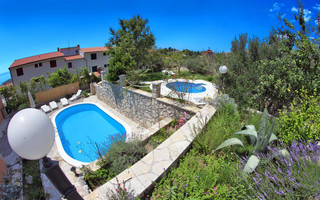 Modern Makarska Villa With Swimming Pool, Children Pool, and Organic Garden