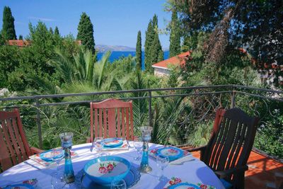 Charming Colorfull Sea View House in Ciovo Island near Trogir