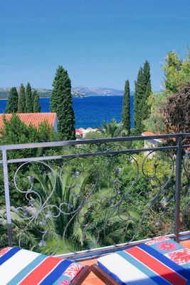 Charming Colorfull Sea View House in Ciovo Island near Trogir